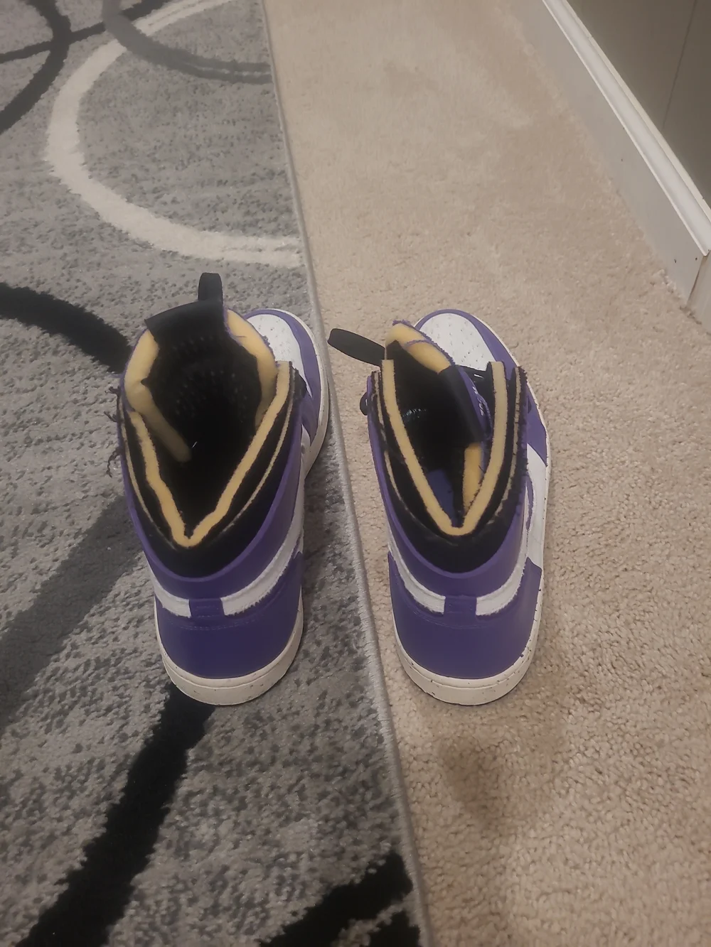 Air Jordan 1 High Zoom CMFT Basketball Crater Purple CT0978-501 US Men Size 11
